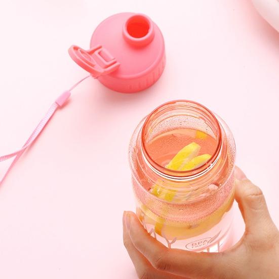 Yousheng 650 мл бутылка для воды пищевой большой емкости портативный фитнес-спортивный кувшин для воды со шнурком уличная поставка