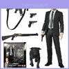 Medicom Toy Mafex 085 Джон Уик Глава 2 Экшн-фигурка со сменными головами и в коробочной упаковке