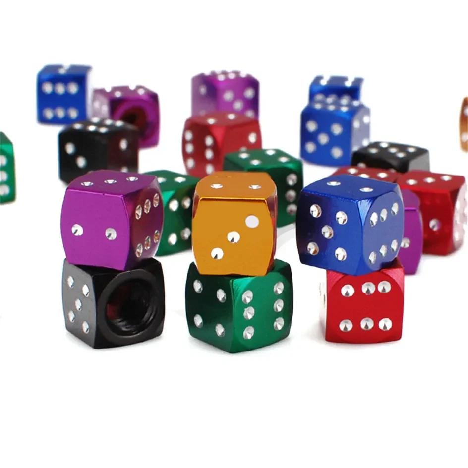 4 шт. алюминиевый сплав колпачки для вентилей колесных шин мотоциклов велосипедные детали фиолетовые кубики бескамерные шины клапан пылезащитный колпачок стержня аксессуары