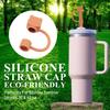 10 мм Крышки для трубочек Многоразовые силиконовые крышки для трубочек для кубка Стэнли Герметичные пыленепроницаемые крышки для трубочек Аксессуары для стаканов