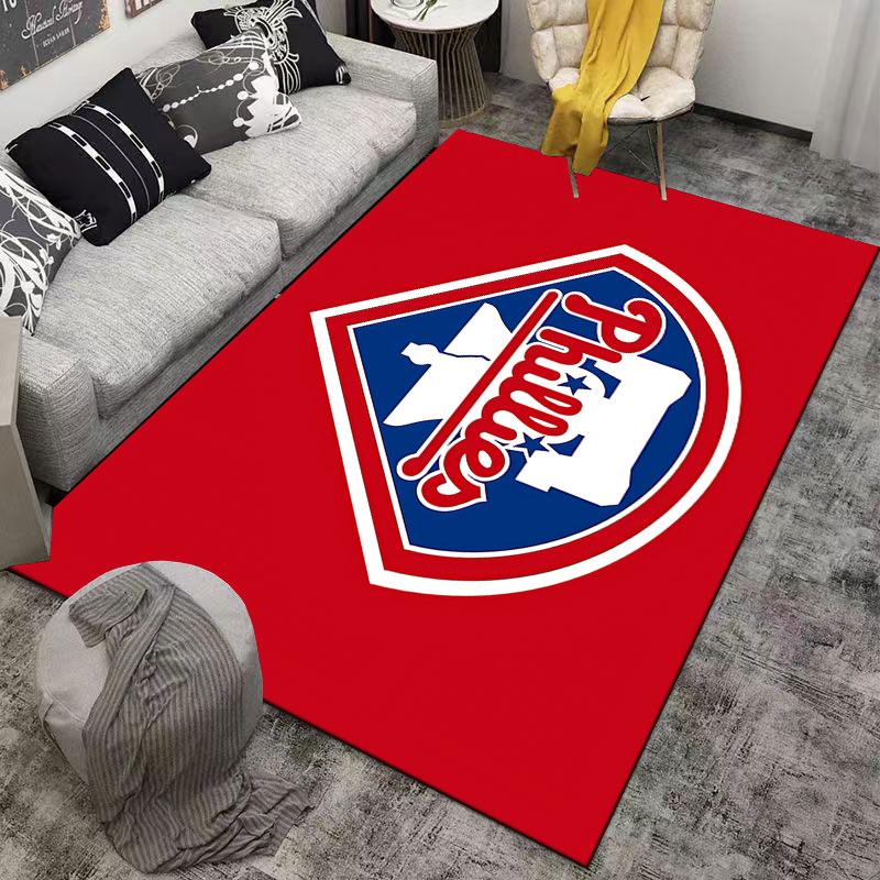 Phillies Logo Red Carpet suitable as a non-slip mat for the living room or bedroom sofa