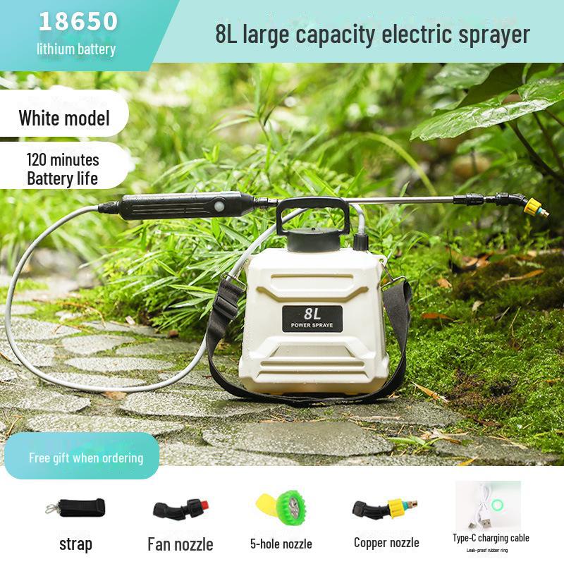 2024 New Electric Household Small Pesticide Sprayer - High Pressure Watering Pot