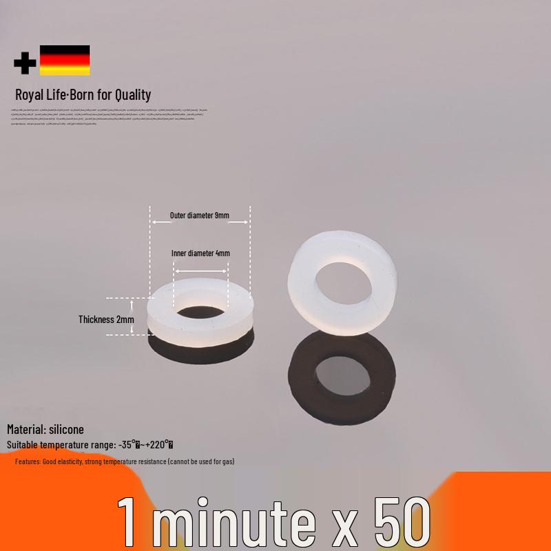 Силиконовая резиновая шайба 1 дюйм для водопроводных труб и счетчиков