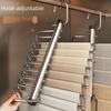 Telescopic Foldable Multi-Layer Trouser Rack Hanger – Magic Wardrobe Storage Clip