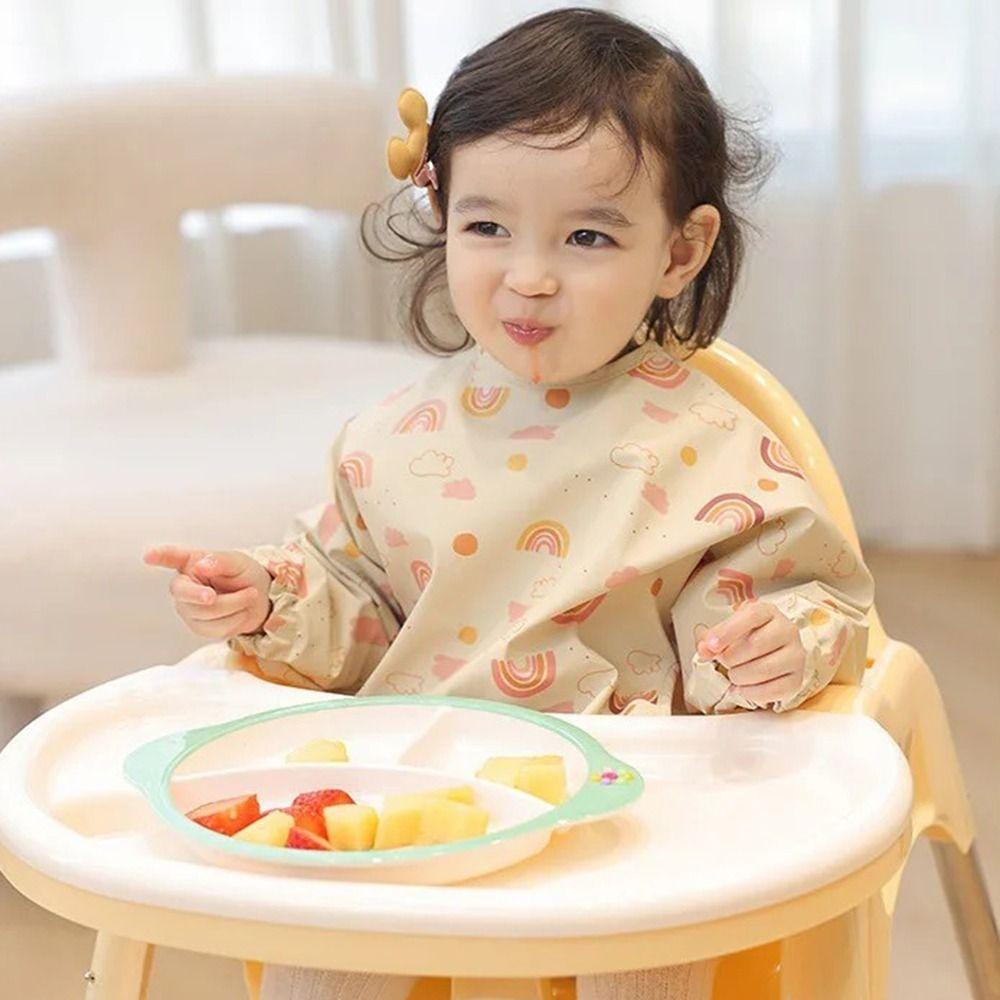 Регулируемый нагрудник Машинная стирка Детский фартук Легко чистить Полное покрытие Фартук Малыш