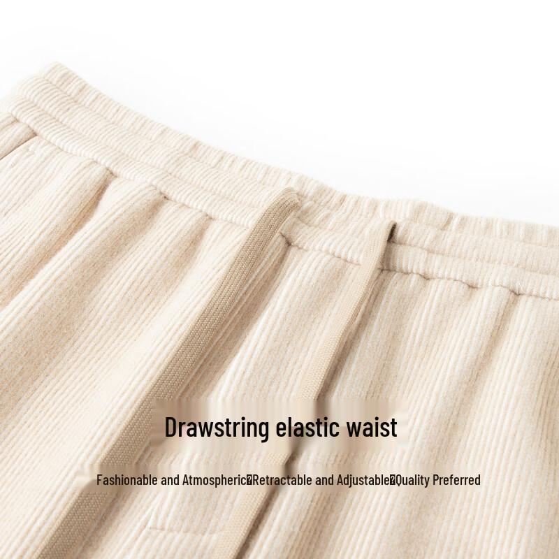 Ronz Men's Autumn/Winter Wool Blend Straight-Leg Trousers