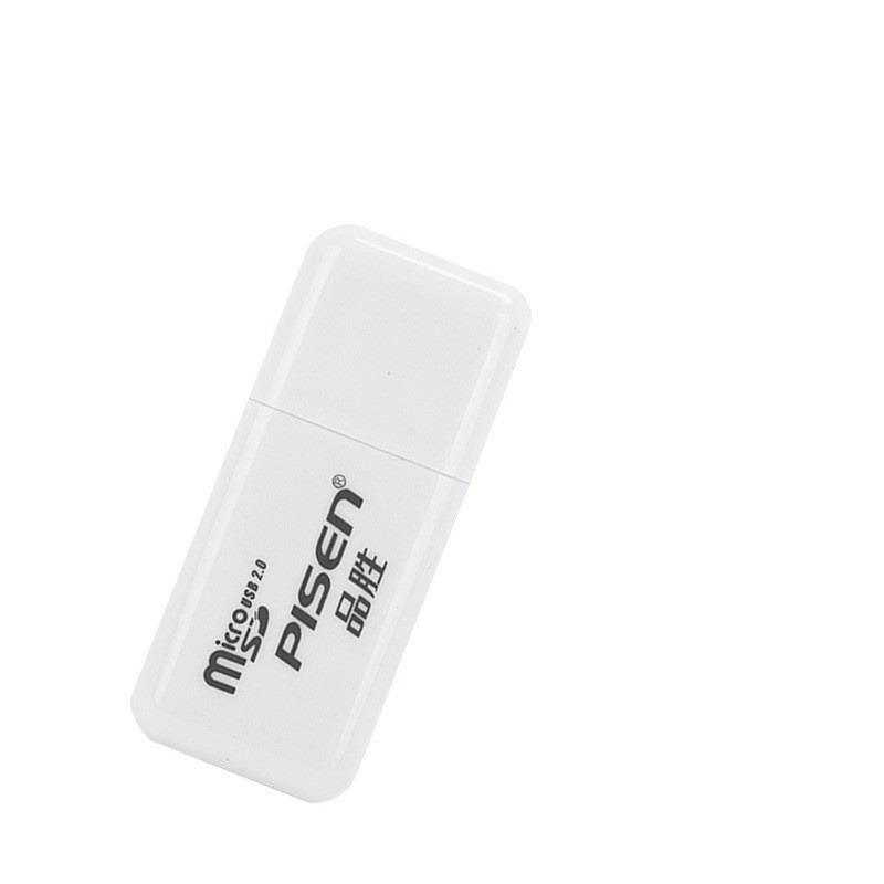 PISEN Мини Кардридер для TF-карт - Ультракомпактный адаптер для Micro SD U-диска для мобильных телефонов