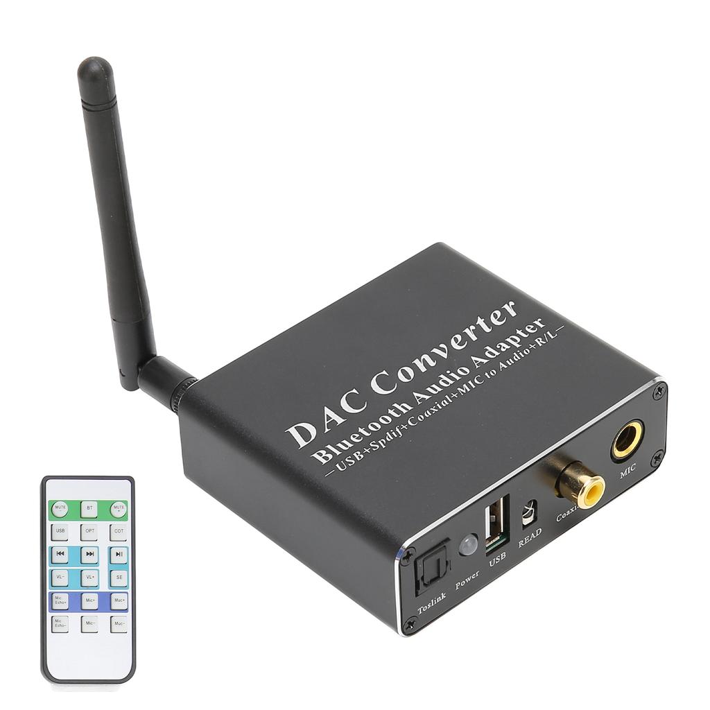 DAC Converter Professional Coaxial SPDIF Optical Input RCA 3.5 Mm Output DAC Bluetooth Adapter