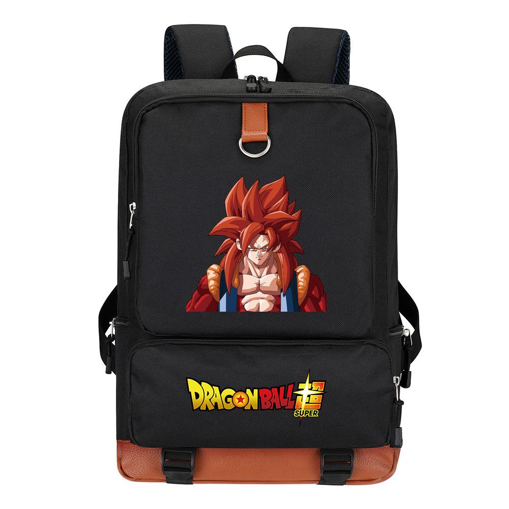 Мультфильм Анимация Dragon Ball Школьная сумка Рюкзак Студенческая школьная сумка Мужская и женская Дорожная сумка Сумка для компьютера