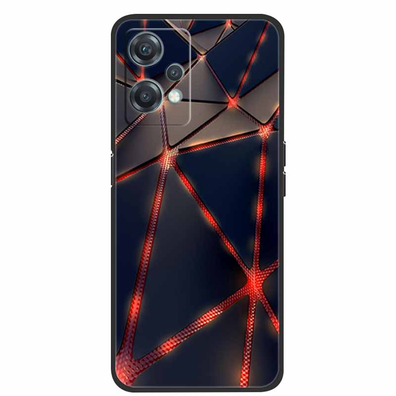 Для OnePlus Nord CE 2 Lite 5G Чехлы Черный Силикон Роскошный Бампер ТПУ Чехол Обложка Capa Для OnePlus Nord CE 2 5G Ударопрочные Чехлы