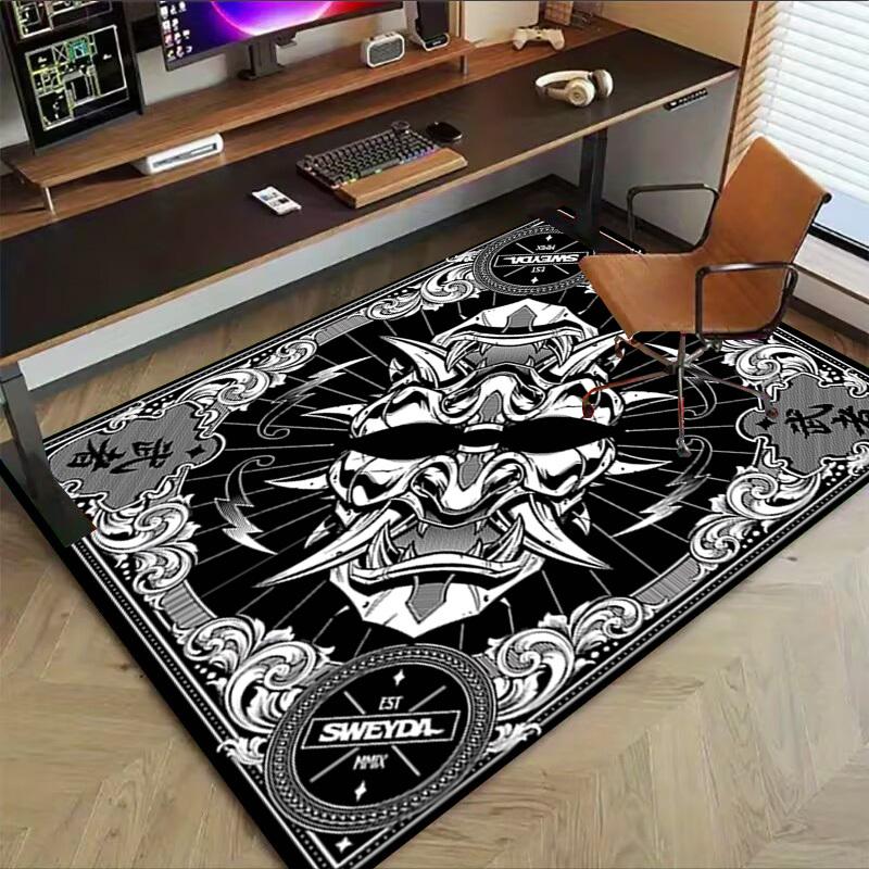 1PC Sweyd Art Non-Slip Floor carpet, suitable for Office, bedroomand playrooms. It can also be used as a sofa footrest cover-T63