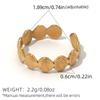 Stainless Steel Geometric Ring for Women Spiral Conch Open Adjustable Ring Personality Design for Banquet Vacation Jewelry Gifts