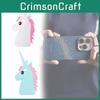 3d Unicorn Cute Cartoon Horse Rubber Case Cover Mobile Phone Supplies Iphone