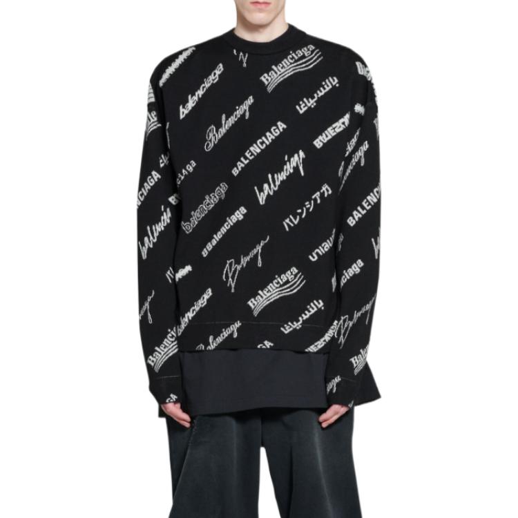 Balenciaga SS23 Sweater Men's Black 724858T16651070