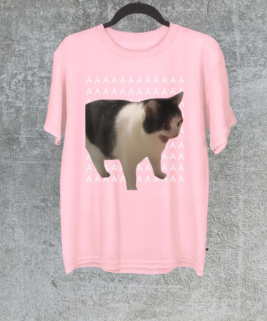 Screaming Cat MemeTShirtFunny Internet Meme TeeSilly Cat ShirtGag Gifts ShirtSilly Gift Graphic Meme Shirt