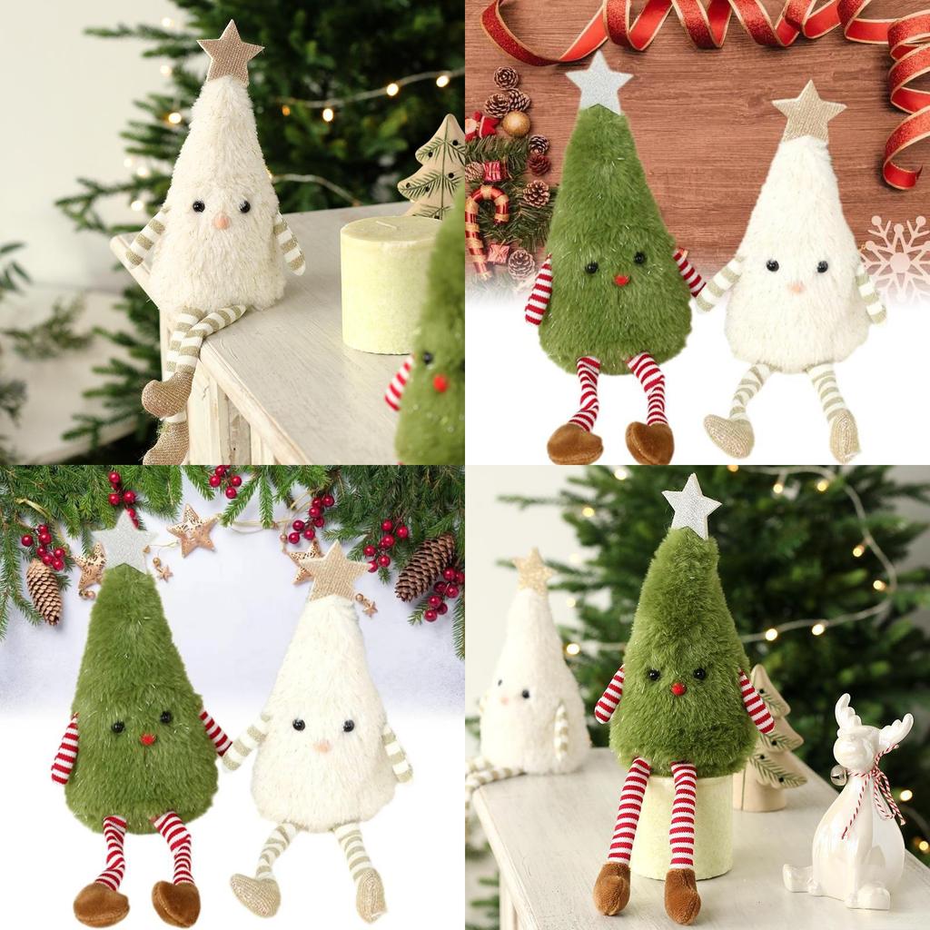 Adorable Plush Christmas Tree Doll Decoration For Home And Party Festive Decor