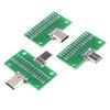 Тестовая плата USB-C "папа-мама" с двусторонним штыревым разъемом, 24-контактный разъем "папа-мама", Адаптер USB 3.1 для кабеля данных