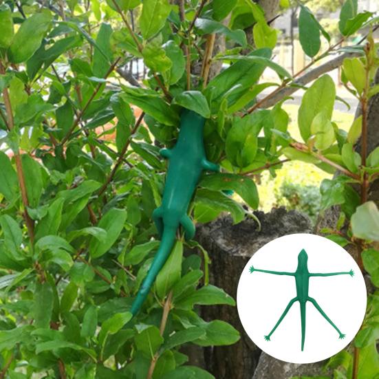 5 шт. Подставка для растений в форме лягушки, зажим для крепления растений в форме ящерицы, держатель для стеблей растений, опорная конструкция для небольших горшечных растений, суккулентов