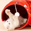 New Cat Tunnel, Ground Rolling, Chinchilla Toy, Koi Cat Scratch Board, Folding Channel, Semi Enclosed Cat Nest