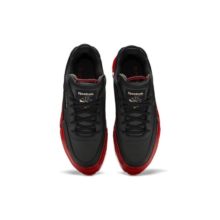 (WMNS) Reebok Club C Cardi B 'Black Vector Red' Women's H05179