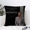 Чехол для подушки Dr H-House, дышащий, из льна, для подушки, безопасный для кожи, для домашнего декора, с потайной молнией