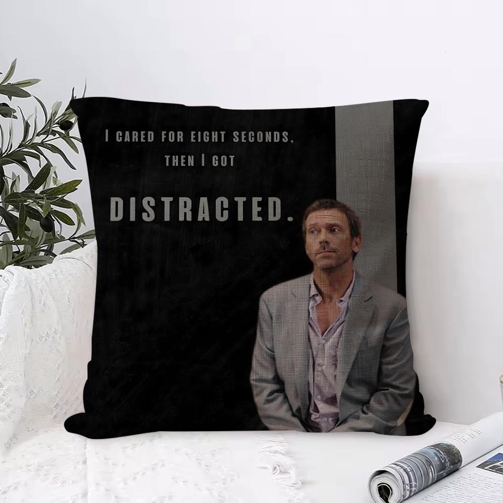 Чехол для подушки Dr H-House, дышащий, из льна, для подушки, безопасный для кожи, для домашнего декора, с потайной молнией