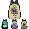 Просторный рюкзак в стиле Zelda для детей Легкий и эргономичный школьный рюкзак