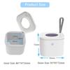 Portable Pacifier Sterilizer Case UVC Light Cleaning Box Convenient USB C Rechargeable for Denture Straw Nipple