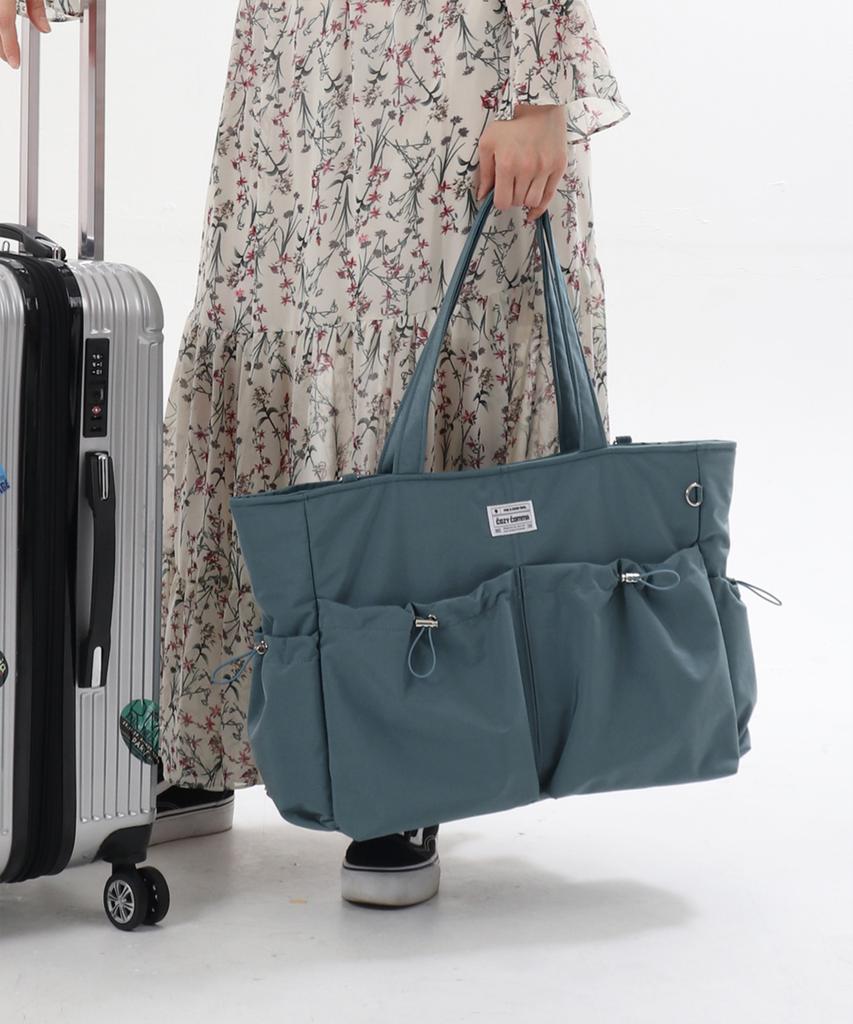 Cozycomma 17-Pocket Nylon Peddler Bag_Cozy Bag [Grayish Blue]