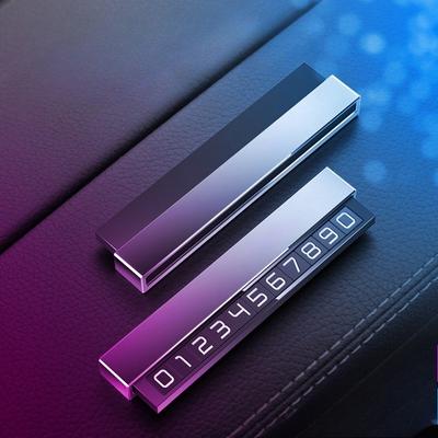 Временная парковочная карта Номер телефона Карта Табличка Номер телефона Наклейка для остановки на парковке Дисплей Автомобильные аксессуары