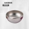 Складная уличная миска Zhi Shi из титана, двухслойная