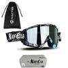 1Pcs Multi-Color Noseless Moto Goggles - UV400 Impact-Resistant, Waterproof & Windproof, Adjustable Strap for All Head Sizes
