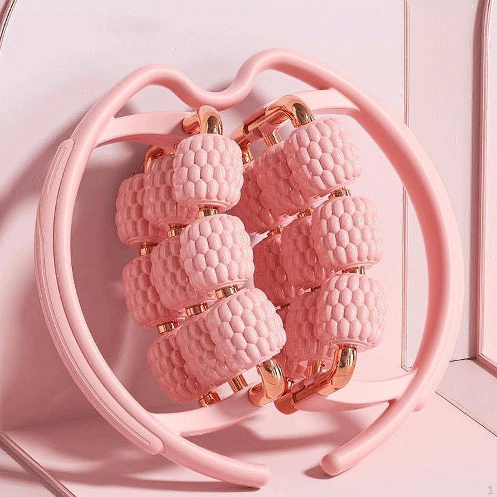 Массажный роликовый массажер 18 колес для глубоких тканей, колесо для рук и ног для голени