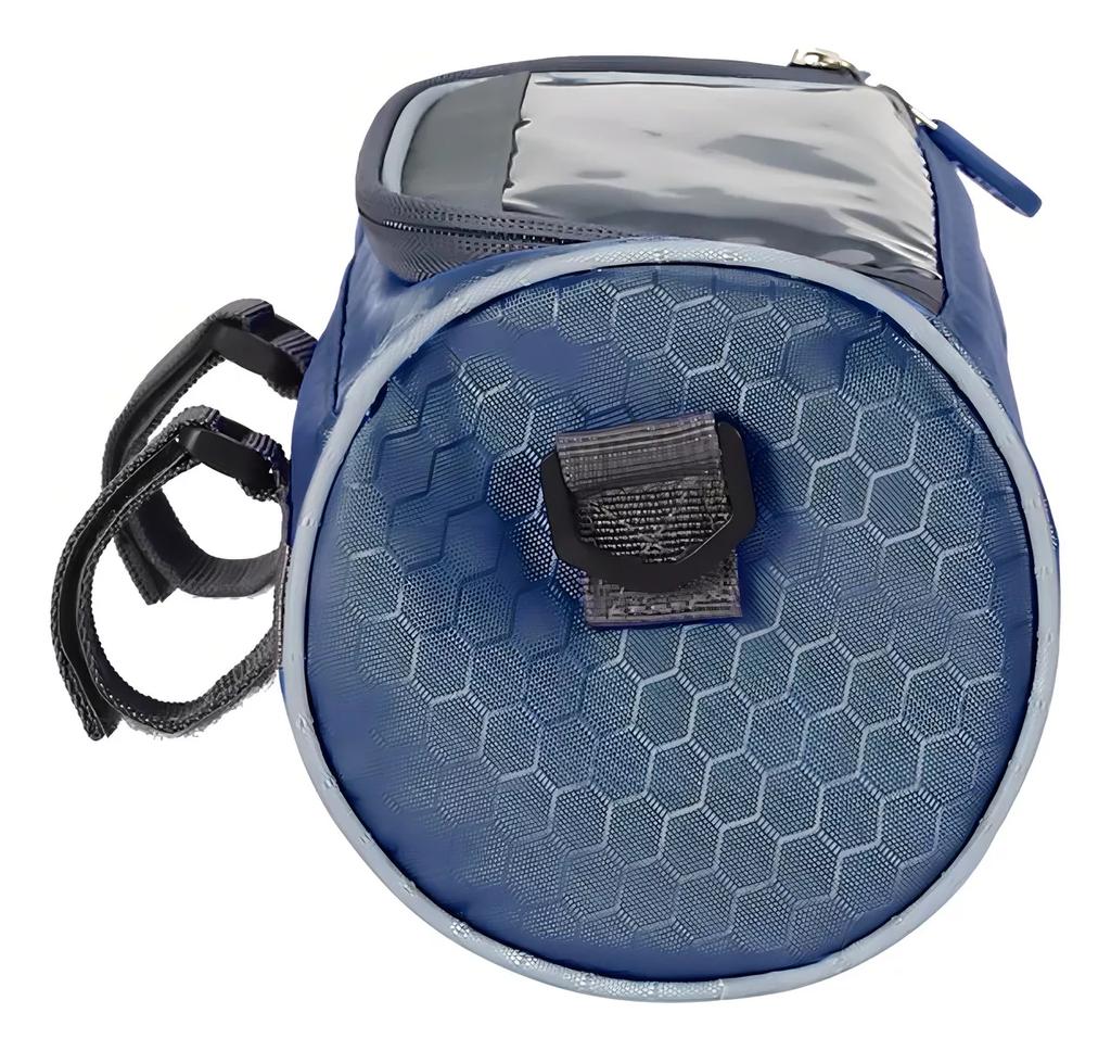 Bicycle front bag water proof front beam bag handlebar bag navy blue 6.1 inches