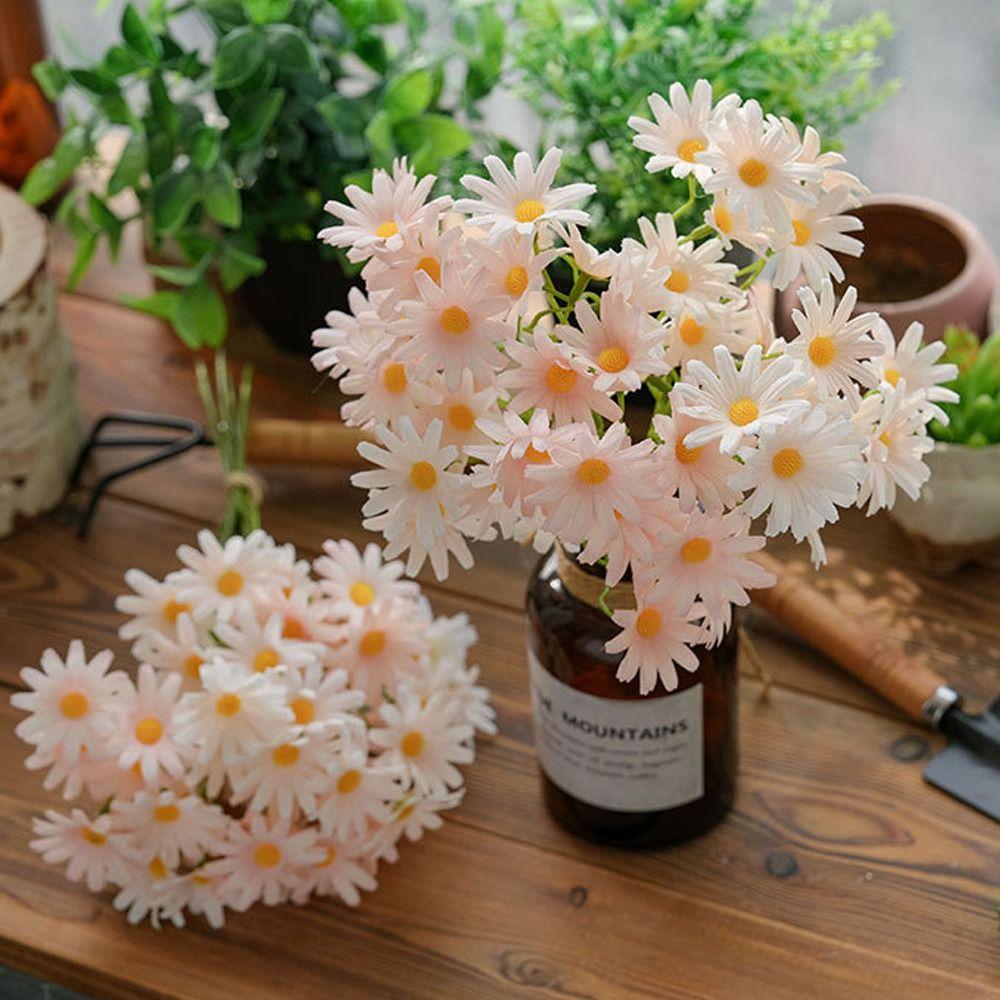 Роскошные цветы ромашки ветка реалистичный искусственный цветок праздник вечеринка свадьба