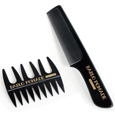 BABLO POMADE Сетка Оригинальный Набор расчесок для и Расческа для помады, 2, Мужской, Укладка, Парикмахерский,