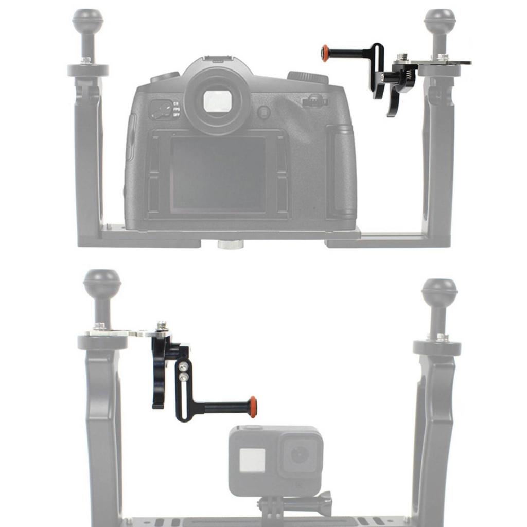 Adjustable Aluminum Underwater Housing Extension Rod Camera