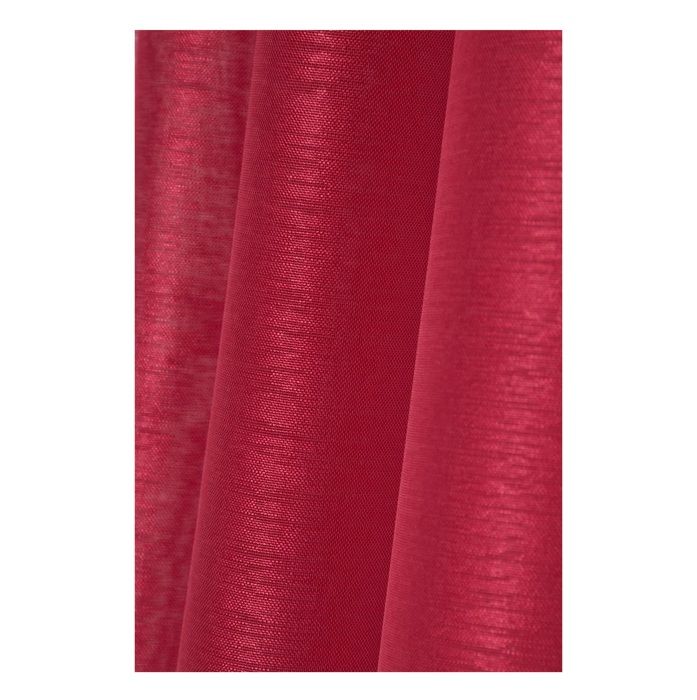 Voilage - Linwood - Rouge - 140 x 260 cm - 8 oeillets en métal - Oeko-Tex®