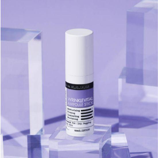 DERMA FACTORY Wrinkle Vital Ampoule Stick 10g x 2pcs Set – Volufiline 20%, Firming & Elasticity Care, Anti-Wrinkle Moisturizing Balm Stick