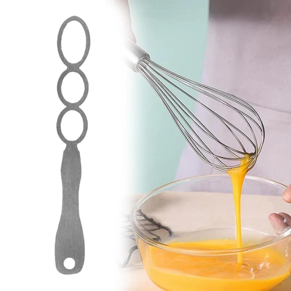Kitchen Tool Stainless Steel Nut Butter Mixer Portable Rust-Free Butter Mixing Tool Household Egg Beater Baking