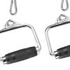 2Pcs LAT Pull Down Attachment Handles Rowing Machine Steel Comfortable Accessories