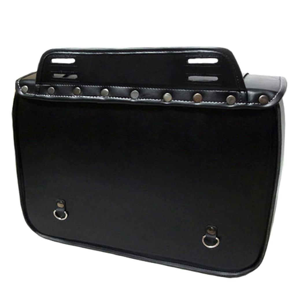 Motorcycle Bag Side Bag SADDLE SINGLE Black [Xross]