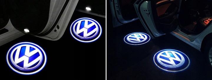 2X Led Logo Projektor Volkswagen Vw Passat B5 Fl Phaeton Touareg