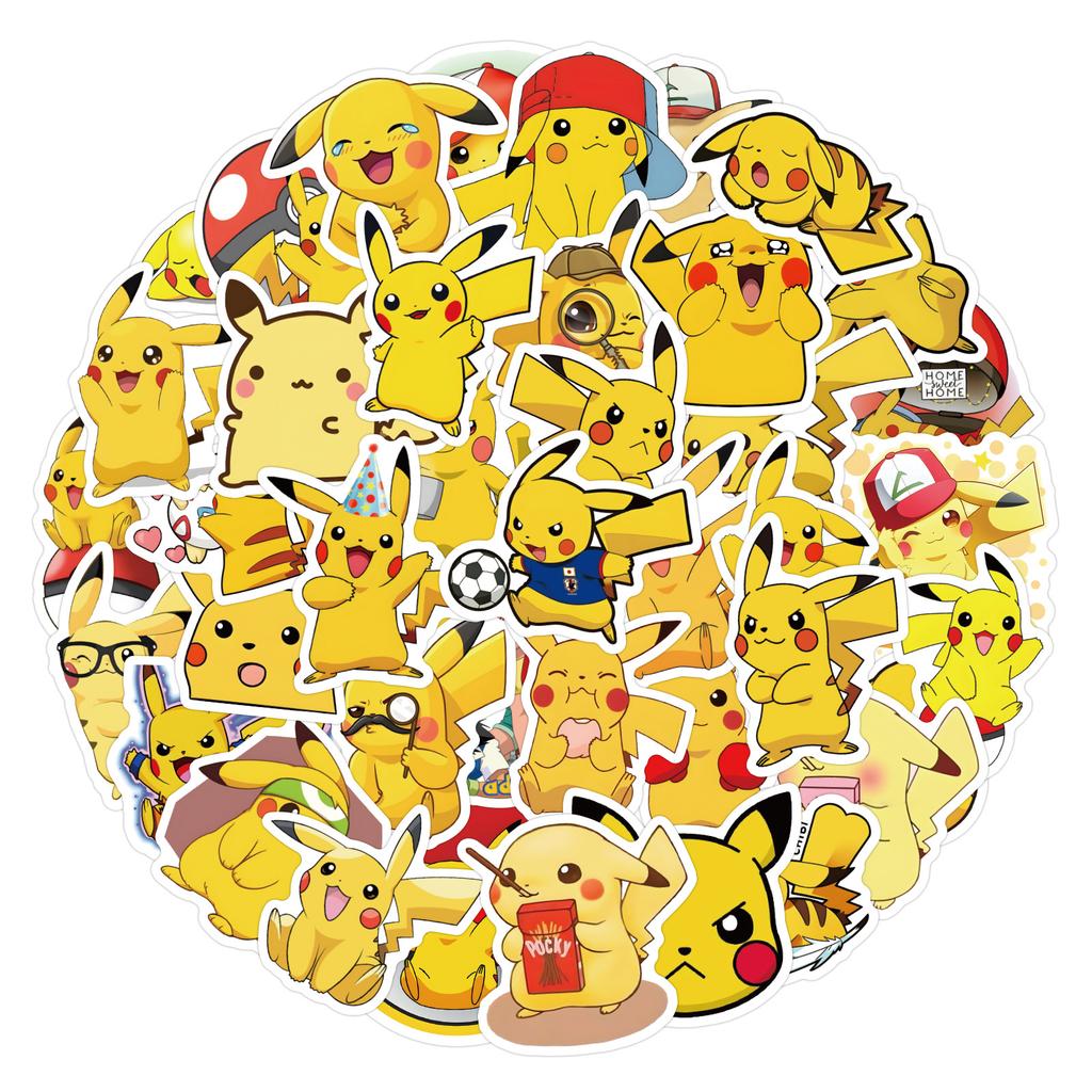 50/200 Pokémon Pikachu Pokémon Pokémon Pokémon Graffiti Stickers