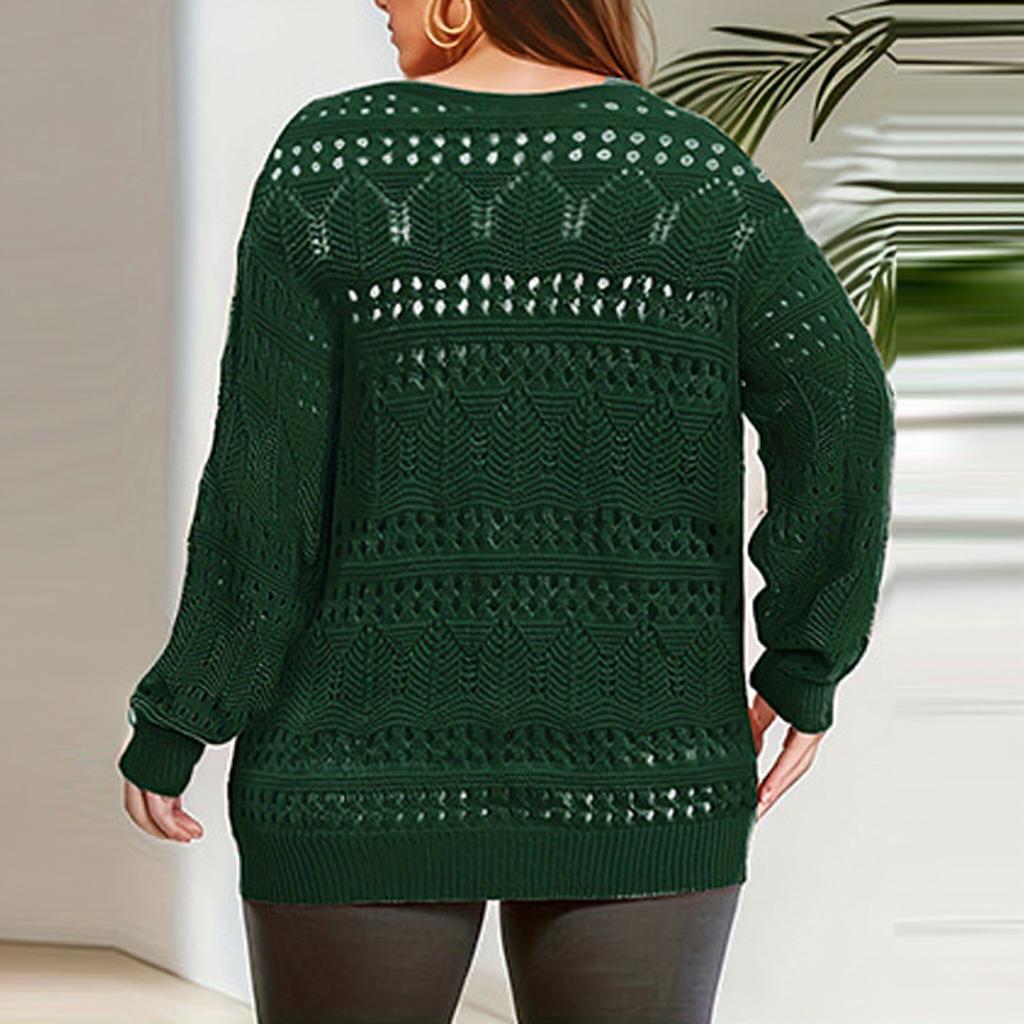 Женские свитера на пуговицах с длинным рукавом, вязаные пальто с карманами