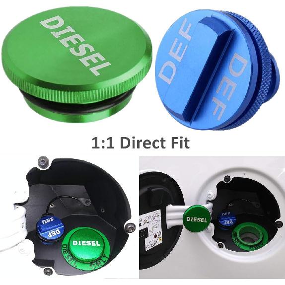 Fuel Cap for RAM 1500 2500 3500 Trucks, Diesel+DEF Cap for 2013- Ram