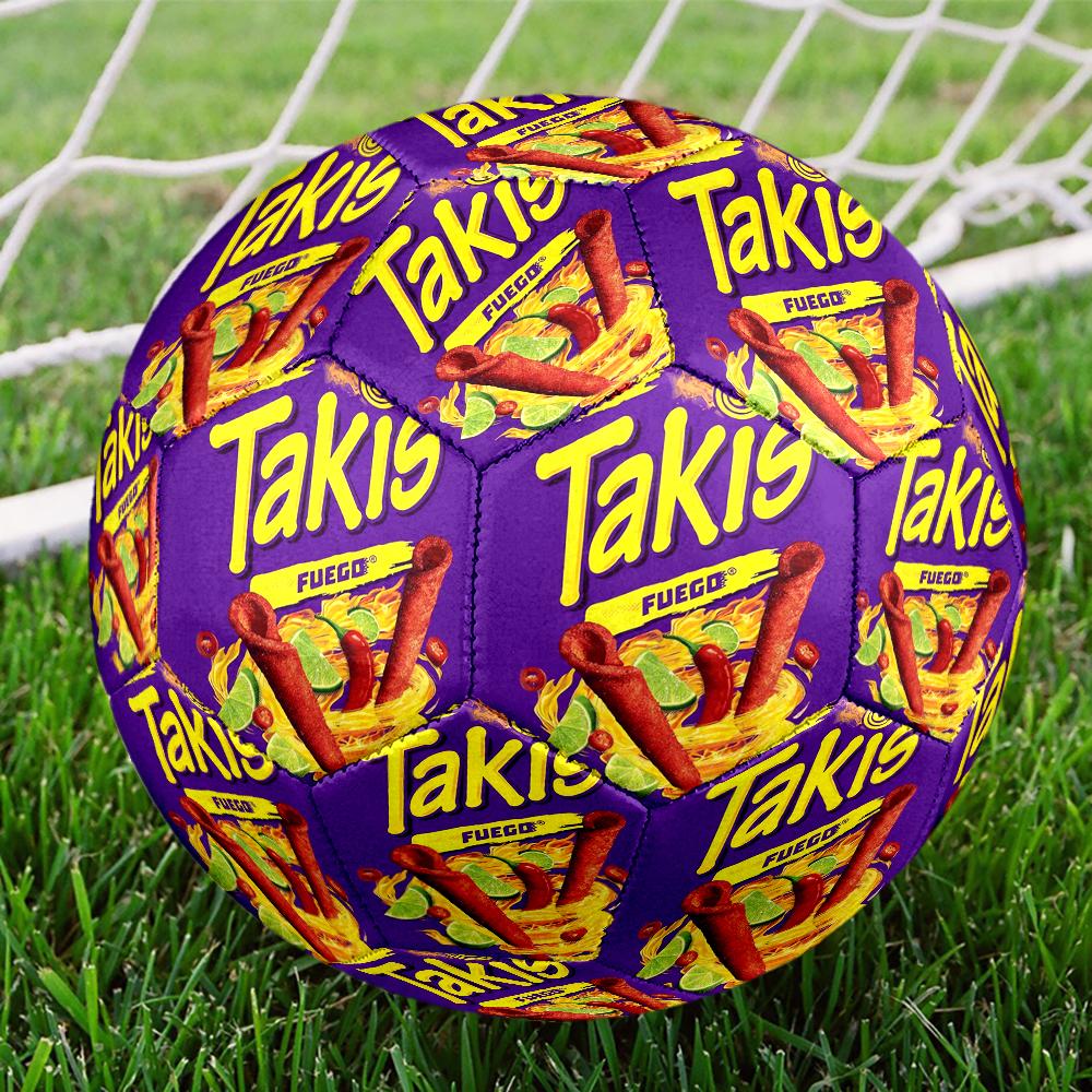 Футбольный мяч Takis Fuego, размер 5, подходит для игры как в помещении, так и на улице, отличный подарок для всех.
