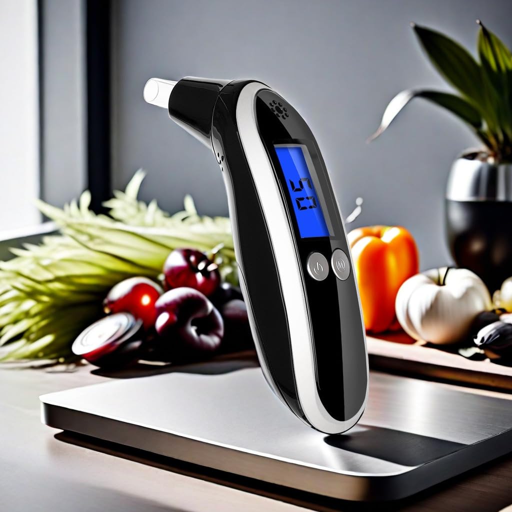 Кетоз Кетонный дыхательный измеритель Портативный кетоновый дыхательный измеритель Проверка кетонового тела Проверка ацетона с 10 мундштуками [Ограничение углеводов]