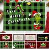 Christmas Carpet Cartoon Christmas Decorative Floor Mat Entrance Doormat Foot Mat