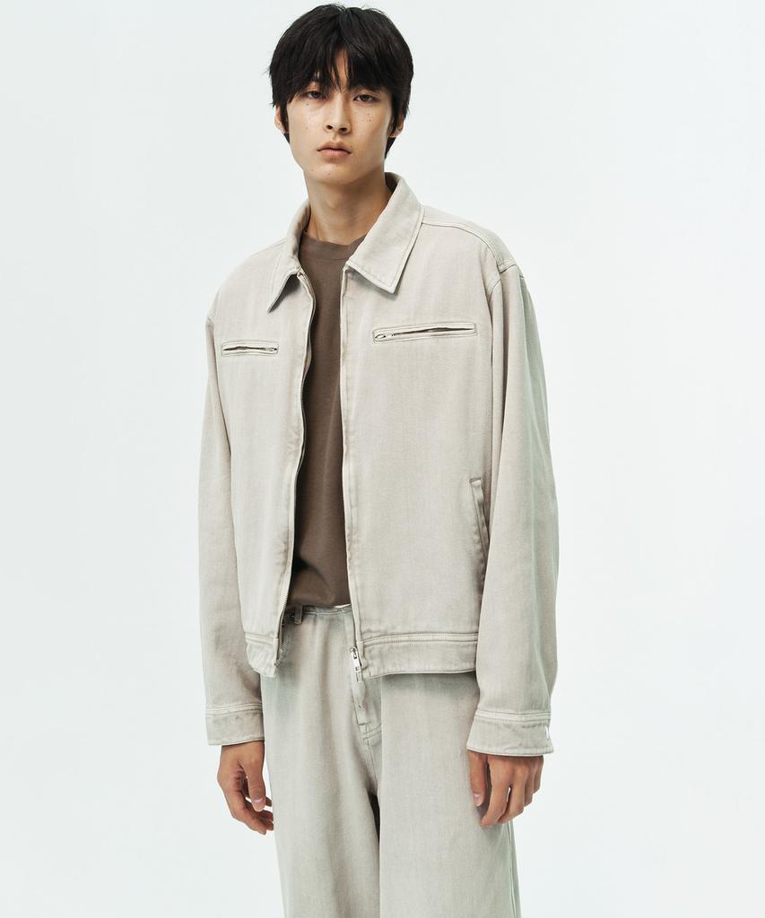 Blankroom Garments Dyed Jacket_Dust
